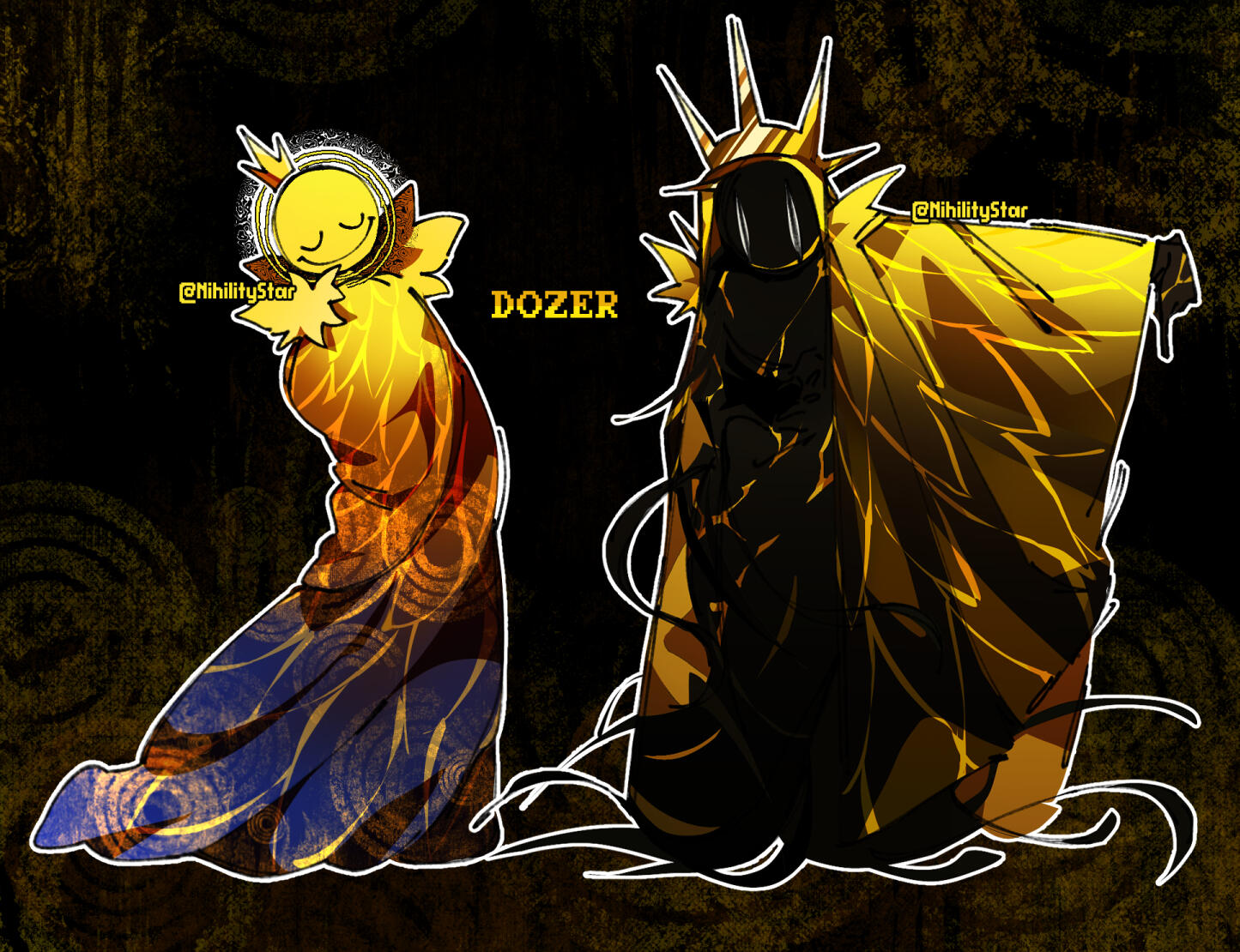 personal design of Dozer from Grace, inspired by The King in Yellow personal design of Dozer from Grace, inspired by The King in Yellow